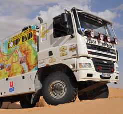 Camion lors d'un Raid en Tunisie 2010