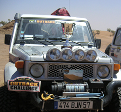 Le Toyota HZJ72 Maxi de S&eacute;bastien Robert et Nicolas Mine