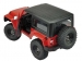 Modelisme 1/10e: Chassis AMXrock cravec cawler arrosserie rouge Jeep JK