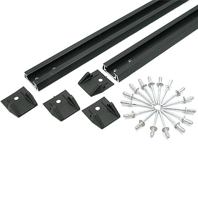 KIT RAILS A RIVETER UNIVERSELS 2 M POUR PIEDS GALERIE RHINO RACK