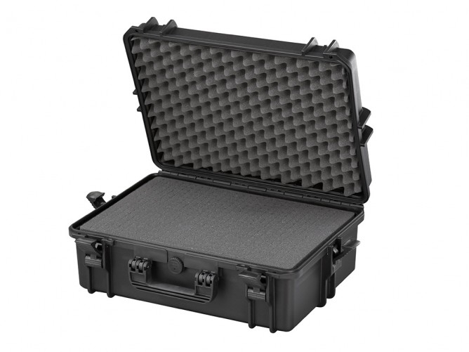 Caisse / valise étanche avec mousse en cubes / Noir / Large  Core Outdoor Gear