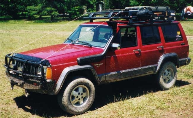 SNORKEL SAFARI POUR JEEP CHEROKEE XJ ESSENCE DE 1984 A 1995