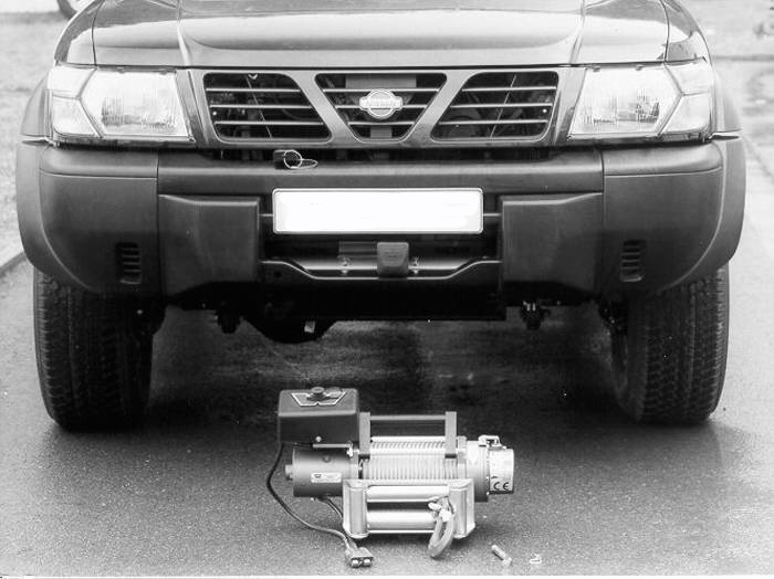 KIT TRAVERSE DE MONTAGE POUR TREUIL ET LAME A NEIGE ECO AMOVIBLE POUR NISSAN PATROL Y61