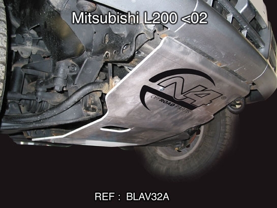BLINDAGE AVANT N4 8MM POUR MITSUBISHI L200 JUSQU'A 2001