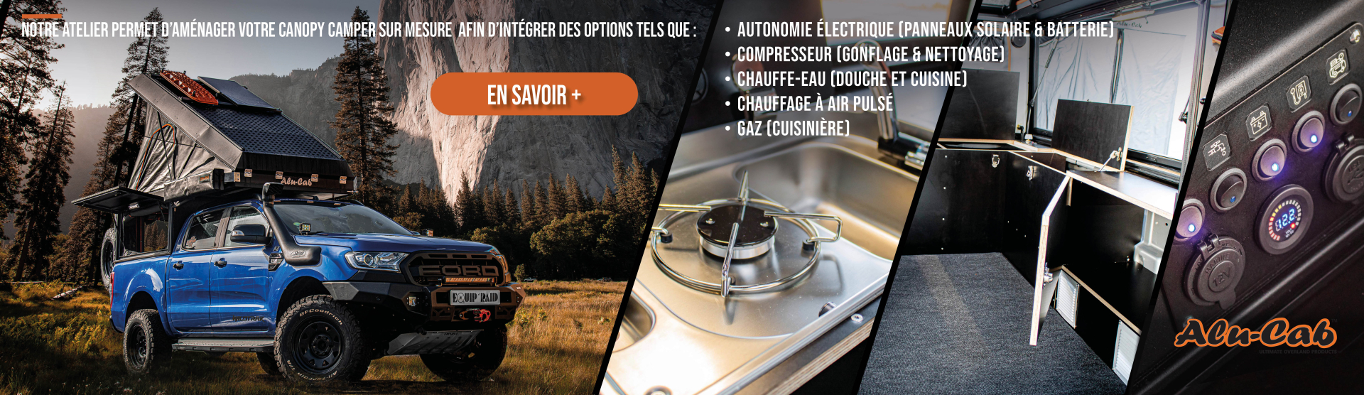 AMENAGEZ VOTRE CANOPY CAMPER SELON VOS ENVIES !