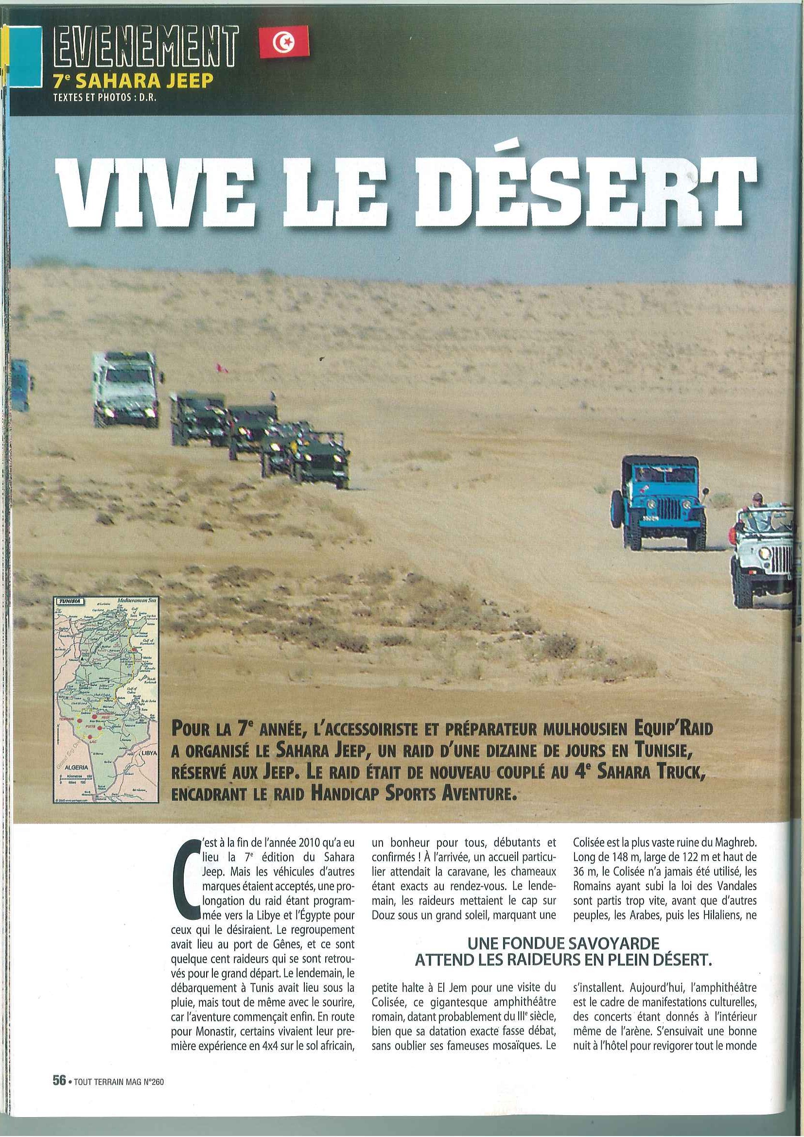 RAID TUNISIE 4X4