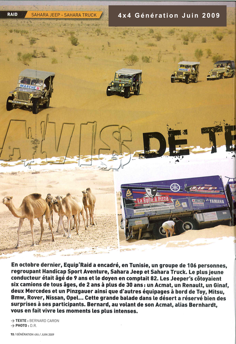 RAID TUNISIE 4X4