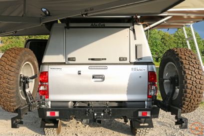 Pare-chocs arrière AFN avec double porte-roue - Toyota Hilux Vigo