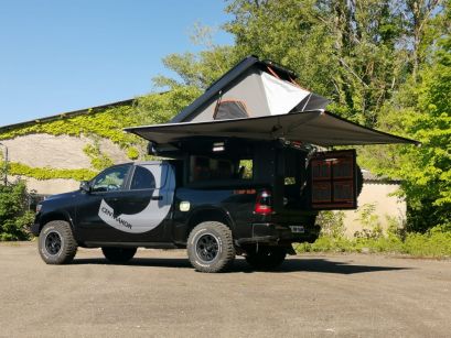 CANOPY CAMPER ALU CAB NOIR POUR EXTRA CABINE