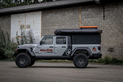 préparation 4x4 Jeep Gladiator Rubicon équipement 4x4 Equip'raid Alu-Cab Canopy camper 