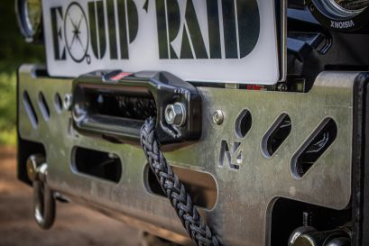 Préparation Land cruiser HZJ78 raid - treuil Warn