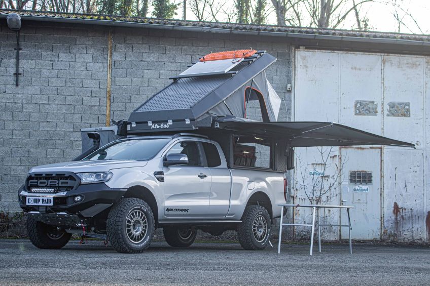 canopy camper Alu-Cab préparation 4x4 Ford ranger PXIII Equip'raid