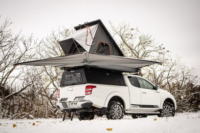 Tente de toit rigide en aluinium sur pickup avec hardtop