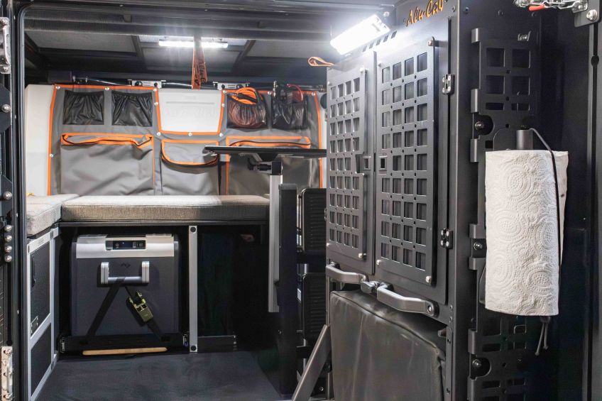 Rangement cuisine avec tablette alu-cab Equip'Raid