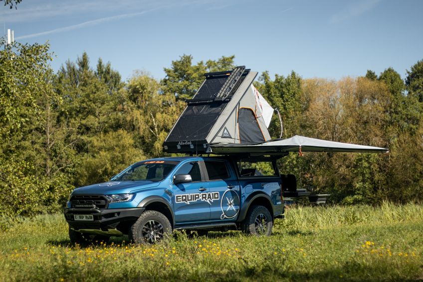 Ford ranger raptor équipement Alu-Cab auvent tente de toit hard-top équipement 4x4 Equip'raid