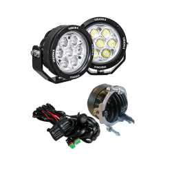 Barre lumineuse led pour rampe 4x4, 7 pouces, éclairage tout