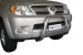 PROTECTION AVANT TUBULAIRE 63MM INOX HOMOLOGUEE CE POUR TOYOTA HILUX VIGO DE 2006 A 2011