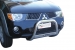 PROTECTION AVANT TUBULAIRE 63MM INOX HOMOLOGUEE CE POUR MITSUBISHI L200 TRITON DE 2006 A 2009