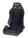 SIEGE RECARO SPEED VELOURS PERLON NOIR AVEC COUTURES JAUNES