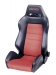 SIEGE RECARO SPEED DINAMICA ROUGE / SIMILI CUIR NOIR