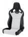 SIEGE RECARO CROSS SPORTSTER CS AVEC PACK CLIMAT ET AIRBAG DINAMICA ARGENT /SIMILI CUIR NOIR