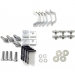 KIT DE FIXATION POUR GALERIE DE TOIT RHINO RACK A REBORDS
