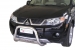 PROTECTION AVANT TUBULAIRE 63MM INOX HOMOLOGUEE CE POUR MITSUBISHI OUTLANDER DE 2007 A 2009