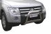 PROTECTION AVANT TUBULAIRE 63MM INOX HOMOLOGUEE CE POUR MITSUBISHI PAJERO 3 DID A PARTIR DE 2007