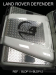 PROTECTION ALUMINIUM CAPOT LAND ROVER DEFENDER