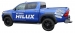 ELARGISSEURS D'AILES TOYOTA HILUX REVO A PARTIR DE 2016 DOUBLE CABINE AVEC BOULON