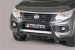 PROTECTION AVANT TUBULAIRE 76MM INOX NOIR HOMOLOGUEE CE POUR FIAT FULLBACK A PARTIR DE 2016