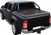 TONNEAU COVER EN ALUMINIUM NOIR EXTRA CAB POUR TOYOTA HILUX VIGO DE 2005 A 2015