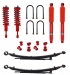 KIT DE SUSPENSION PEDDERS REHAUSSE  +30/40MM TARAGE CONFORT POUR TOYOTA HILUX VIGO EZIFIT