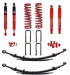 KIT DE SUSPENSION PEDDERS REHAUSSE  +30/40MM TARAGE CONFORT POUR TOYOTA HILUX REVO