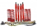 KIT DE SUSPENSION PEDDERS REHAUSSE +90/100MM TARAGE MEDIUM POUR TOYOTA LANDCRUISER HDJ80