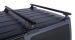 KIT BACKBONE BARRES DE TOIT HEAVY DUTY RHINO RACK 1500 MM NOIRES POUR JEEP WRANGLER JK 2 PORTES (AVEC PIEDS RLT600)