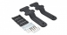 SUPPORT DE FIXATION POUR BARRE LED SUR GALERIE DE TOIT PIONEER RHINO RACK SERIE 3 4 ET 5