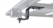 SUPPORT DE FIXATION POUR BARRE LED SUR GALERIE DE TOIT PIONEER RHINO RACK ET BARRE DE TOIT VORTEX ET HD