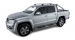 KIT 2 BARRES DE TOIT VORTEX GRISES 1375 MM ET PIEDS RHINO RACK POUR VOLKSWAGEN AMAROK DOUBLE CABINE