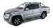 KIT 2 BARRES DE TOIT VORTEX NOIRES RVP AVEC PIEDS RHINO RACK POUR VOLKSWAGEN AMAROK DOUBLE CABINE