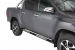 MARCHE PIEDS INOX NOIR OVALE POUR NISSAN NAVARA D23 NP300 EXTRA CABINE A PARTIR DE 2016