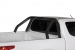 ROLL BAR NOIR DOUBLE TUBES INOX Ø 76 MM POUR MITSUBISHI L200 ET FIAT FULLBACK DOUBLE CABINE A PARTIR DE 2016