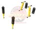 KIT DE SUSPENSION COMBINÉ ASSEMBLÉ TERRAIN TAMER REHAUSSE +40/50MM POUR TOYOTA KDJ/GRJ120/125 2002-2008