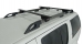 KIT 2 BARRES DE TOIT VORTEX NOIRES 1180 MM ET PIEDS RHINO RACK POUR NISSAN PATHFINDER R51 A PARTIR DE 2005