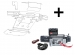 KIT DE MONTAGE INTEGRE AVEC TREUIL WARN XDC POUR ISUZU D-MAX DE 2003 A 2012