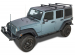 KIT BACKBONE BARRES DE TOIT HEAVY DUTY RHINO RACK 1500 MM NOIRES POUR JEEP WRANGLER JK 4 PORTES (AVEC PIEDS RLT600)