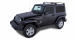 KIT BACKBONE BARRES DE TOIT VORTEX RHINO RACK 1500 MM NOIRES POUR JEEP WRANGLER JK 2 PORTES (AVEC PIEDS RLT600)