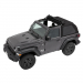 BACHE SOFTTOP TREKTOP NX BLACK TWILL COMPLETE POUR JEEP WRANGLER JL 2 PORTES