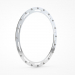 RING WR7 EN ALUMINIUM BRUT POUR JANTE 17" ASP ALLOYS SERIE 1450