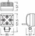 PHARE LED LEDRIVING OSRAM CUBE MX85-WD LARGE 12/24V, 1150 LUMEN, 22W